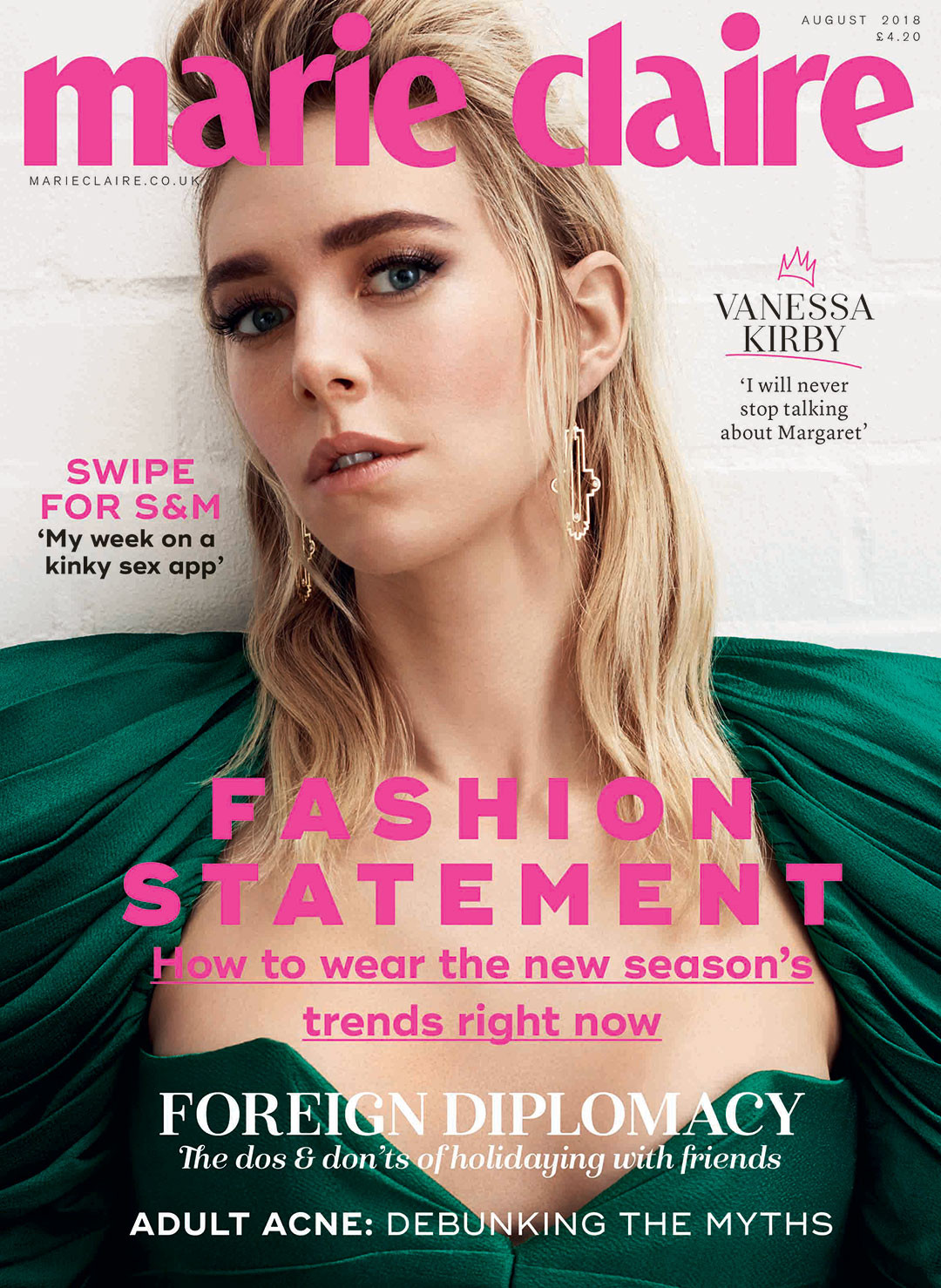 Vanessa Kirby, Marie Claire U.K. Vanessa Kirby, Marie Claire U.K.